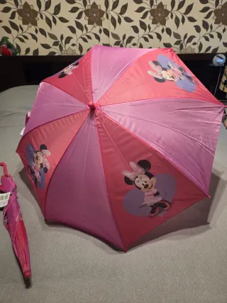 Lote 2 Paraguas Disney Minnie Mouse Niña