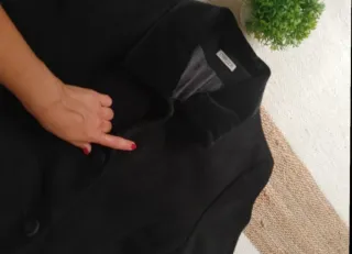 Abrigo negro vintage