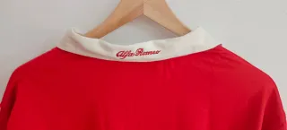 Polo Alfa Romeo Rojo y Blanco Talla L