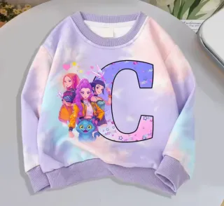 Sudadera Tie Dye Letra que elijas Dibujos