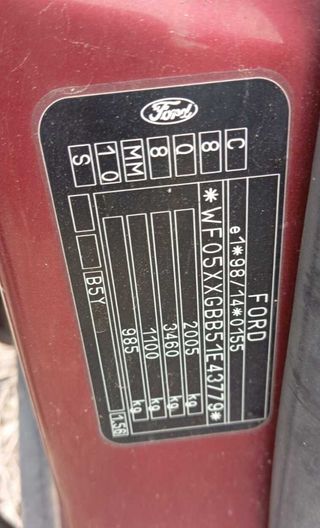 Ford 244617 650jx17h2 llanta mondeo iii 2.0 tdci