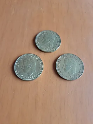 3 Monedas 1 Peseta