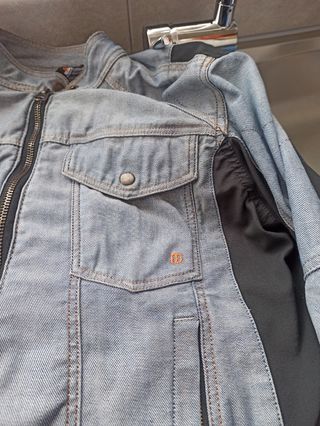 Chaqueta vaquera moto