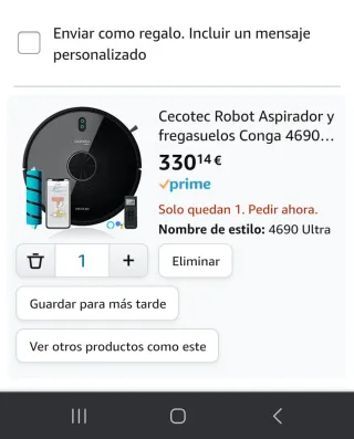 Robot Aspirador Cecotec Conga 4690 Ultra