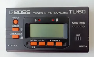 Afinador e Metrónomo BOSS TU-80