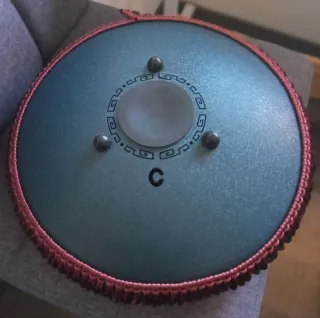 Tambor Lengüetas Acero 15 Notas D Mayor, 35,56cm.