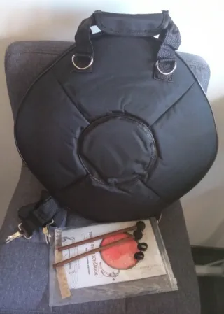 Tambor Lengüetas Acero 15 Notas D Mayor, 35,56cm.