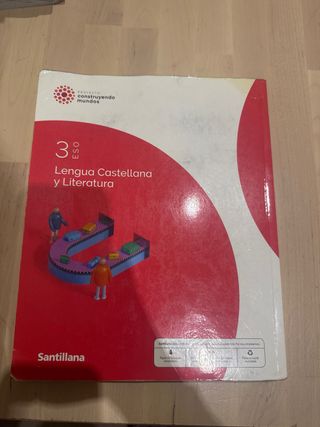 Libros lengua castellana SANTILLANA 3ºESO