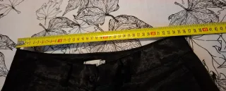 Calças cargo cetim preto