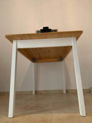 Comedor IKEA Madera y Blanco