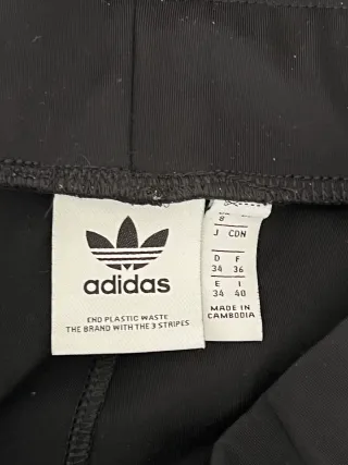 Adidas Leggings Acampanados Negros