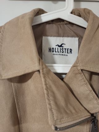 Cazadora ante mujer Hollister beige