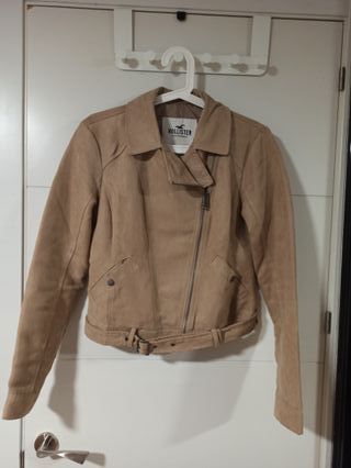 Cazadora ante mujer Hollister beige