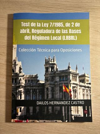 Libros de test para oposiciones
