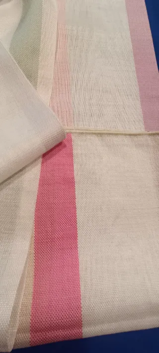 Retales de tela con rayas