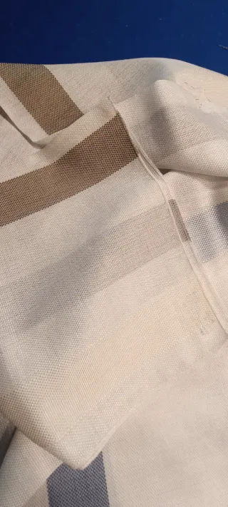 Retales de tela con rayas