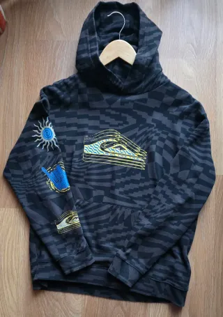 Sudadera Quiksilver Niño Negra talla L o 14 años