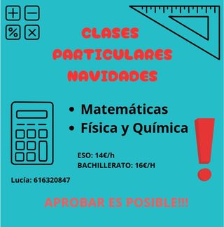 Clases particulares navidades