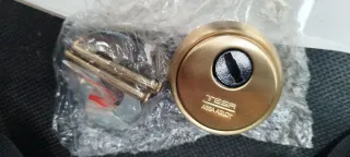 Escudo seguridad Tesa Dorado o Niquel para Bombín