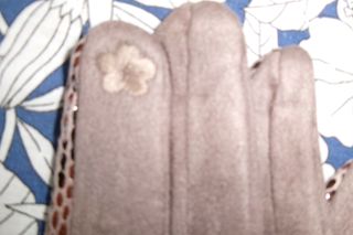 Guanti vintage effetto pitone