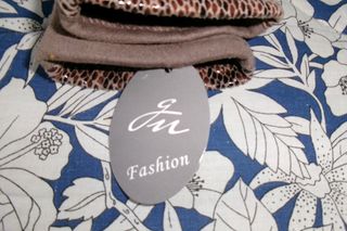 Guanti vintage effetto pitone