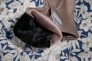 Guanti vintage effetto pitone