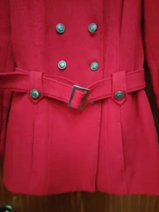 Chaquetón de paño rojo
