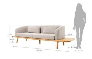 Pärumm Sofá con Brazos y Estructura