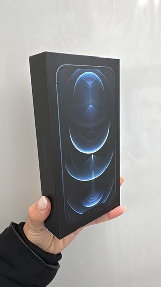 Caja iPhone 12 Pro Max Azul