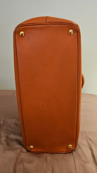 Borsa tote PRADA arancione