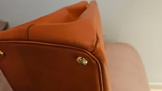 Borsa tote PRADA arancione