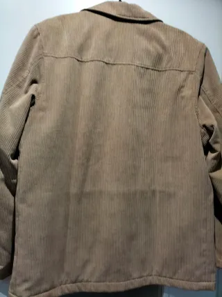 Cazadora hombre pana Beige Talla M
