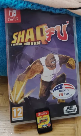 Pack 2 Juegos, Sonic Mania y Shaq fu switch