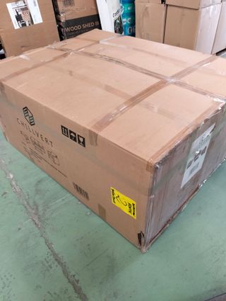 Conjunto de jardín de resina 4 piezas, Gris y terracota