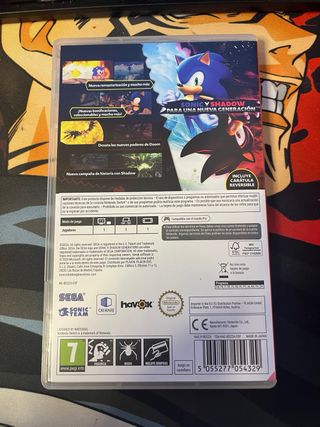 Sonic Shadow Generations Nintendo Switch