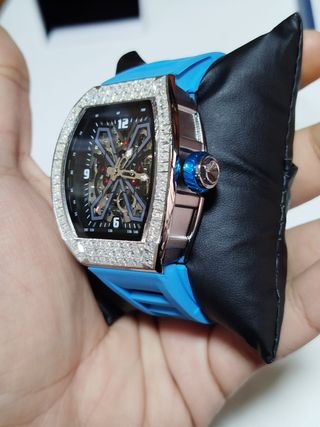 Reloj Automático richard 44mm con Diamantes