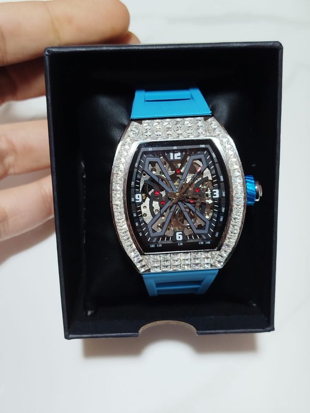 Reloj Automático richard 44mm con Diamantes