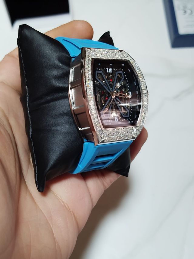 Reloj Automático richard 44mm con Diamantes