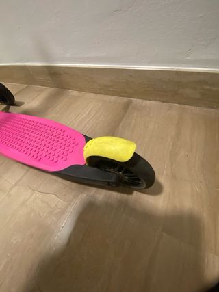 Patinete Decathlon Rosa/Amarillo, 3 Ruedas