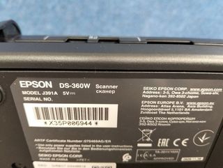 Epson Workforce DS-360W Escáner portátil WiFi