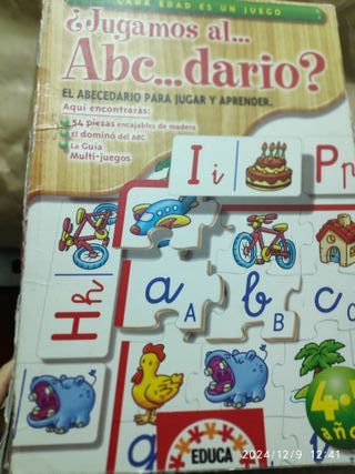 Juego Educativo ABCdario Madera