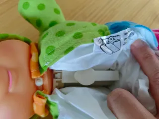 Gusiluz Peluche Verde Lunares Naranja