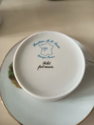 Juego Limoges porcelana café o té