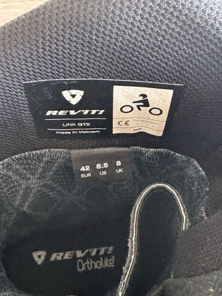 Botas de moto Gore-Tex negras