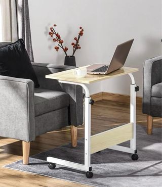 Mesa Escritorio con Ruedas para Trabajar y Estudia