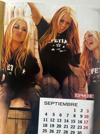 Calendari delle riviste Topmusic 2005 e 2006