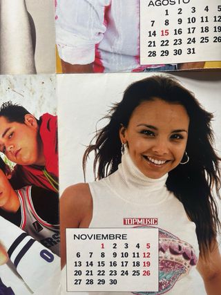 Calendari delle riviste Topmusic 2005 e 2006