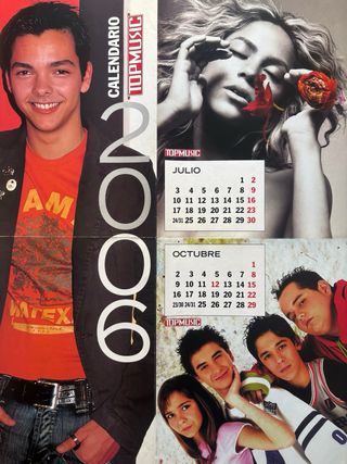 Calendari delle riviste Topmusic 2005 e 2006