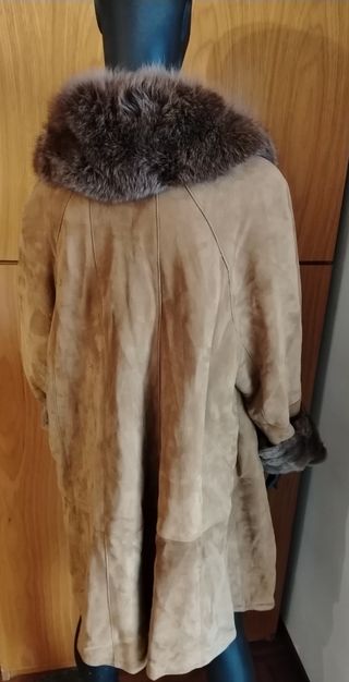 Montone Shearling color Cuoio Donna, L