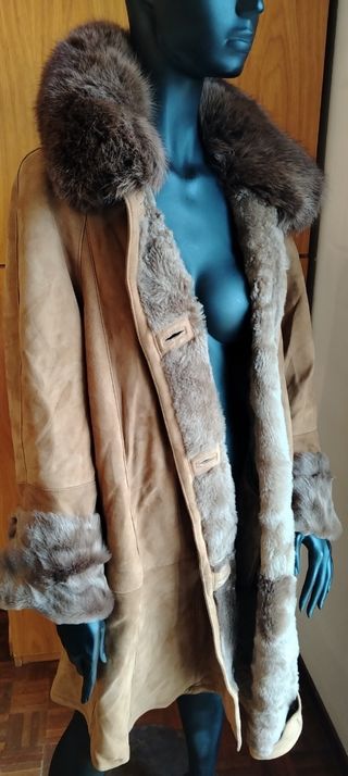 Montone Shearling color Cuoio Donna, L